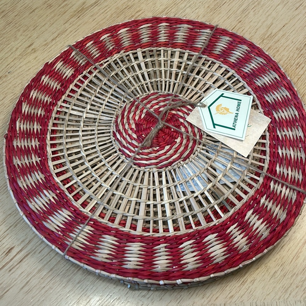 Athena Home Handmade Placemats (4) NWT